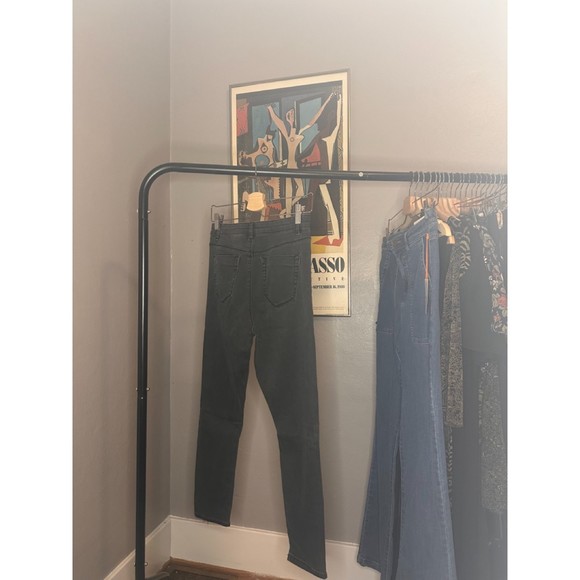 Asos Black Acid Wash Super Skinny Ankle Jeans - Picture 2 of 8